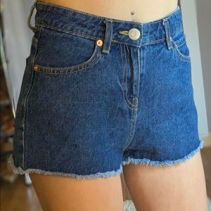 Vintage High Rise Jean Shorts